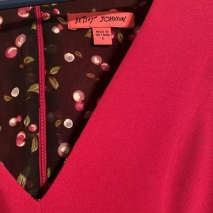 Hot pink Betsy Johnson dress